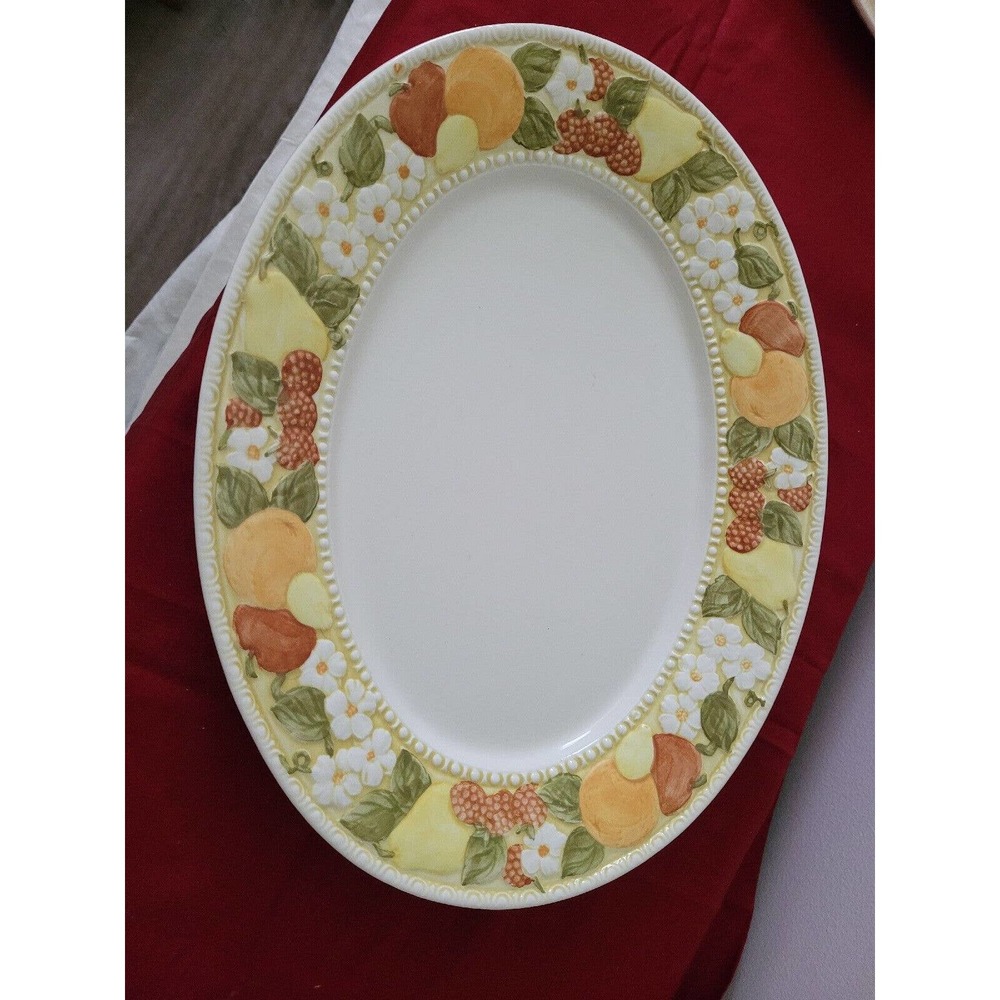 vintage Metlox Vernonware large oval platter